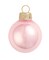 Whitehurst Pearl Finish Glass Christmas Ball Ornaments - 4.75" (120mm) - Pale Pink - 4ct